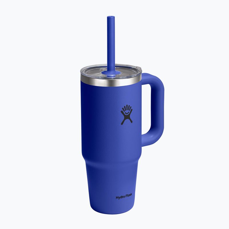 Kubek Hydro Flask Travel Tumbler Clear Lid 710 ml capri blue 2