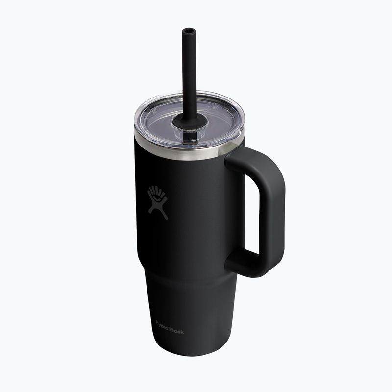 Kubek Hydro Flask Travel Tumbler Clear Lid 710 ml black 3
