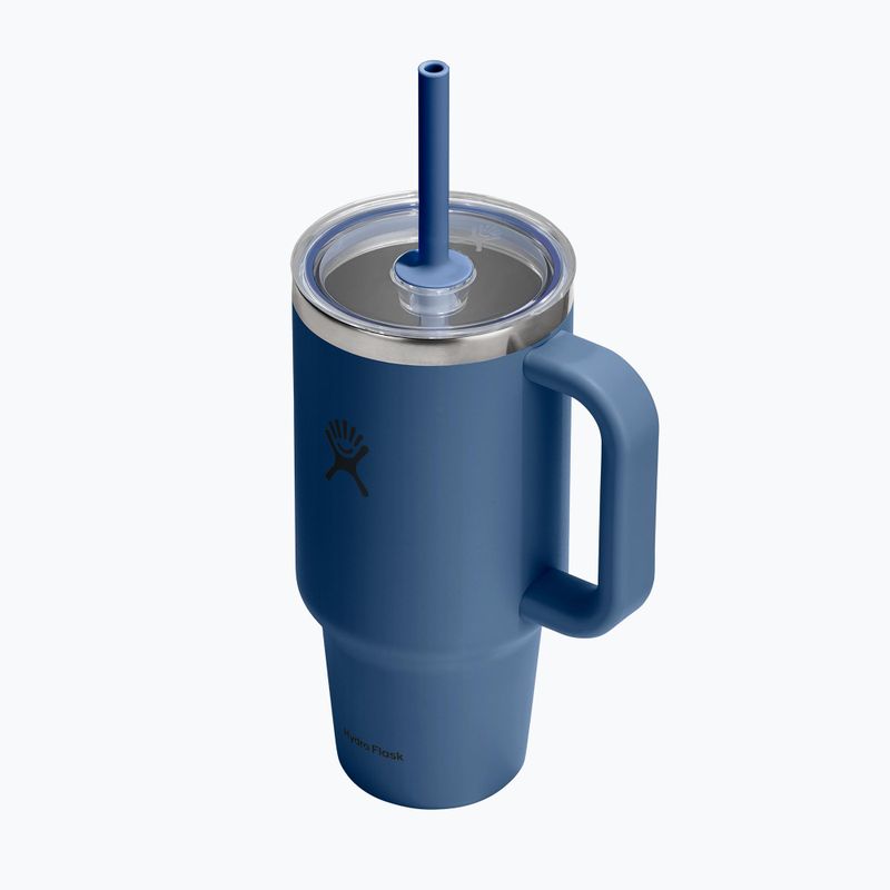 Kubek termiczny Hydro Flask Travel Tumbler Clear LID 945 ml harbor blue 3