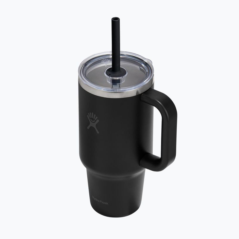 Kubek termiczny Hydro Flask Travel Tumbler Clear Lid black 3