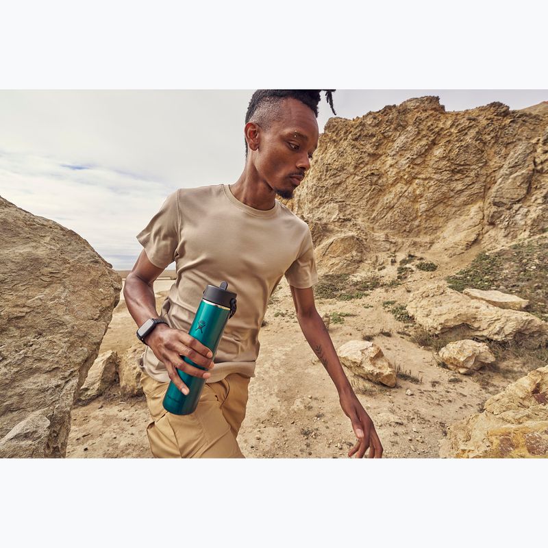Butelka termiczna Hydro Flask Lightweight Wide Flex Straw 710 ml emerald green 5