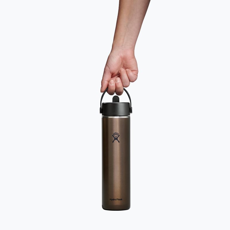 Butelka termiczna Hydro Flask Lightweight Wide Flex Straw 710 ml obsidian 4