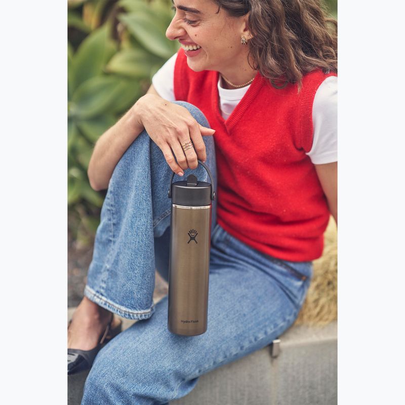 Butelka termiczna Hydro Flask Lightweight Wide Flex Straw 710 ml obsidian 5
