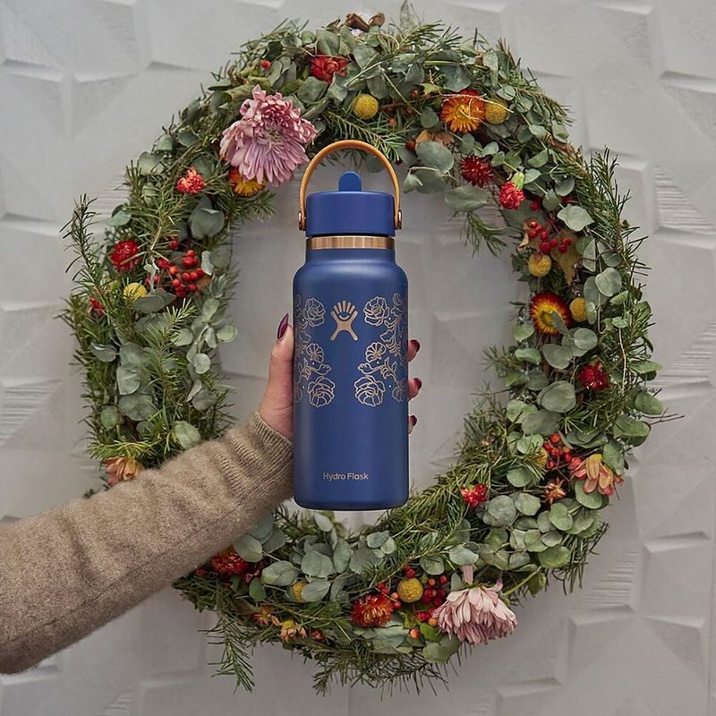 Butelka termiczna Hydro Flask Wide Mouth with Flex Straw Cap 946 ml western dark blue 7