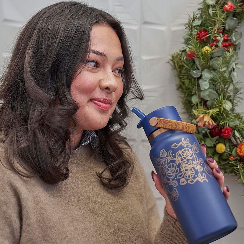 Butelka termiczna Hydro Flask Wide Mouth with Flex Straw Cap 946 ml western dark blue 8