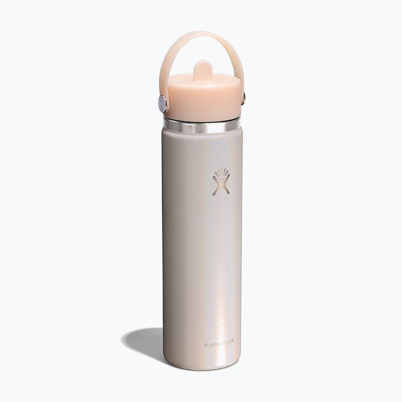 Butelka termiczna Hydro Flask Wide Mouth with Flex Straw Cap 710 ml glimmer cream 2
