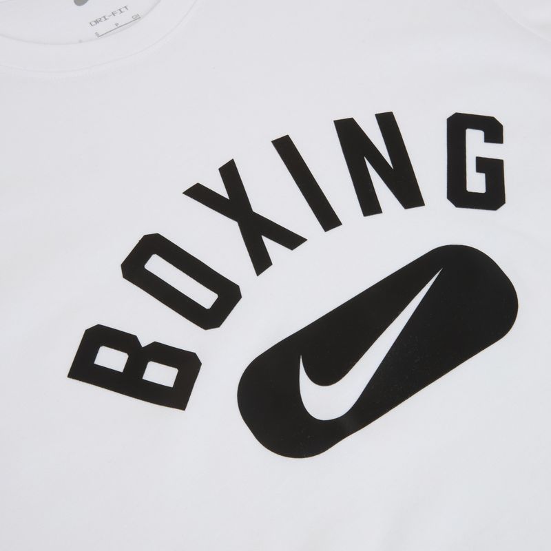 Koszulka treningowa męska Nike Boxing Disc DFC white/black 3