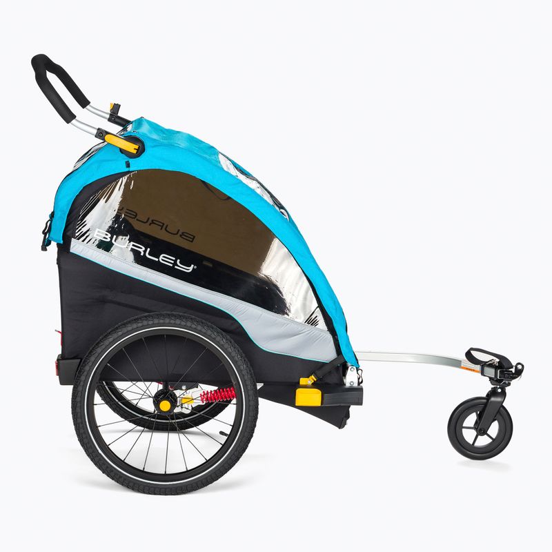 Przyczepka rowerowa Burley  D'Lite X Double aqua 2