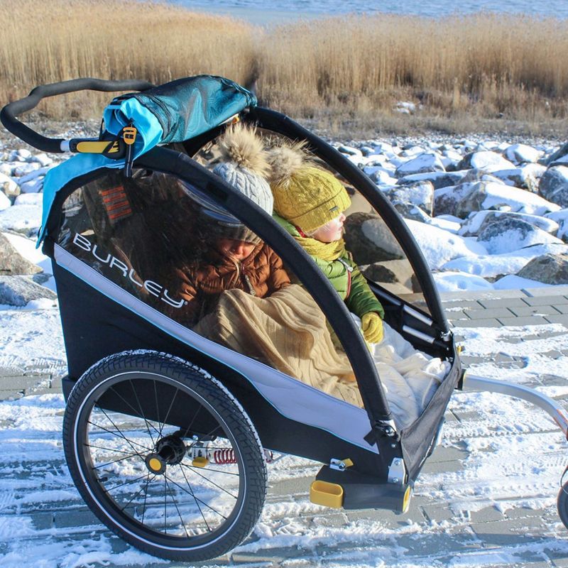 Przyczepka rowerowa Burley  D'Lite X Double aqua 17