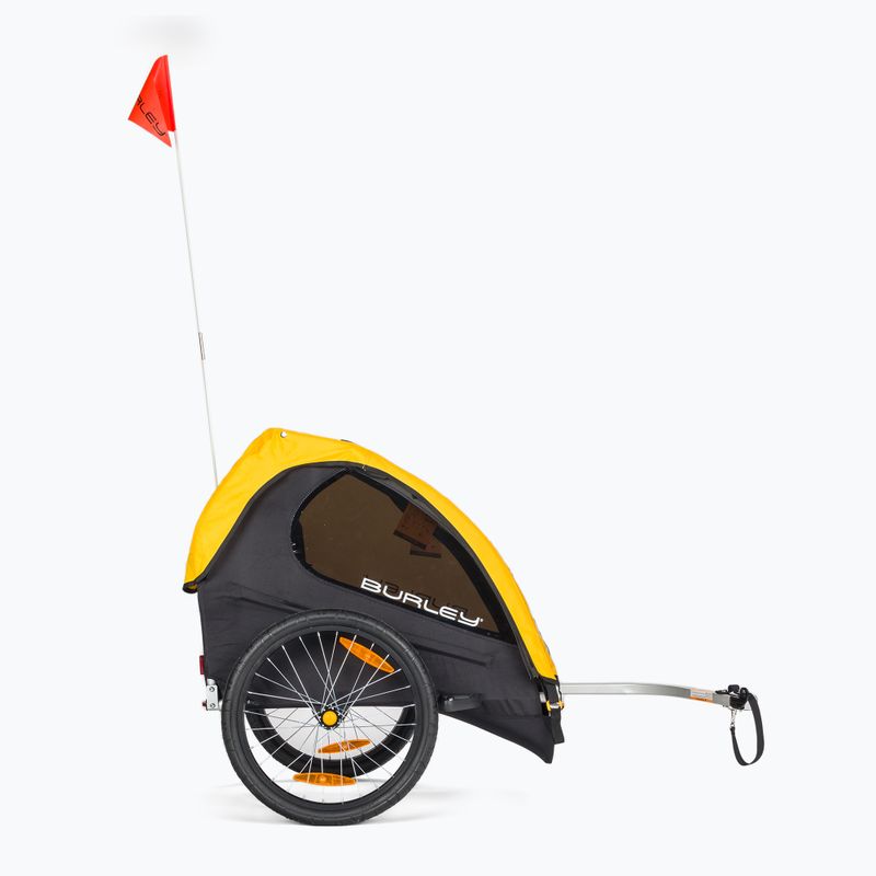 Przyczepka rowerowa Burley Bee Double yellow 2