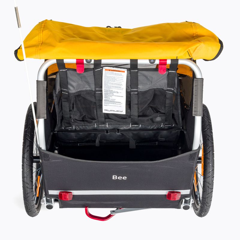 Przyczepka rowerowa Burley Bee Double yellow 4