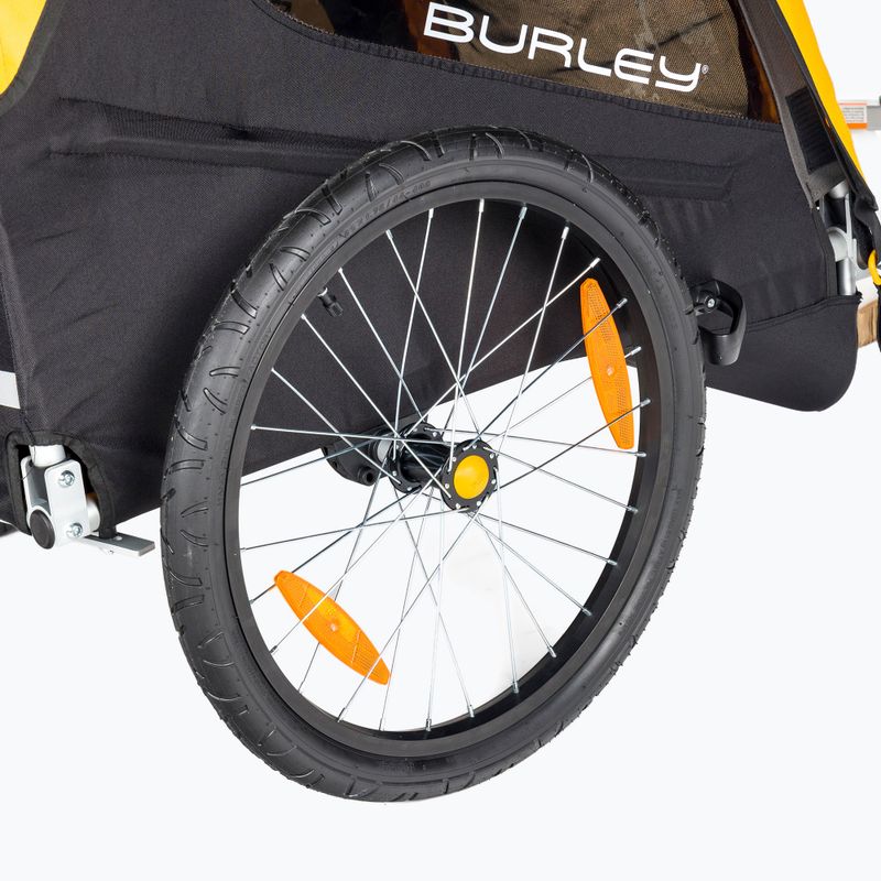 Przyczepka rowerowa Burley Bee Double yellow 5