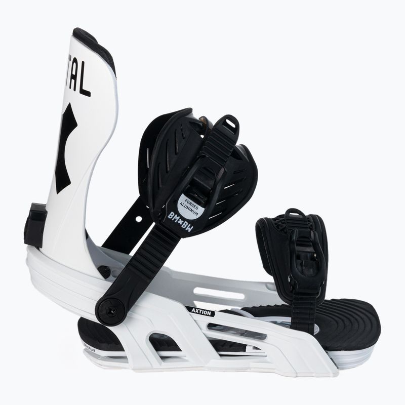 Wiązania snowboardowe Bent Metal Axtion white 2