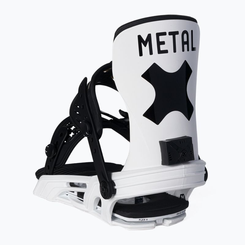 Wiązania snowboardowe Bent Metal Axtion white 4
