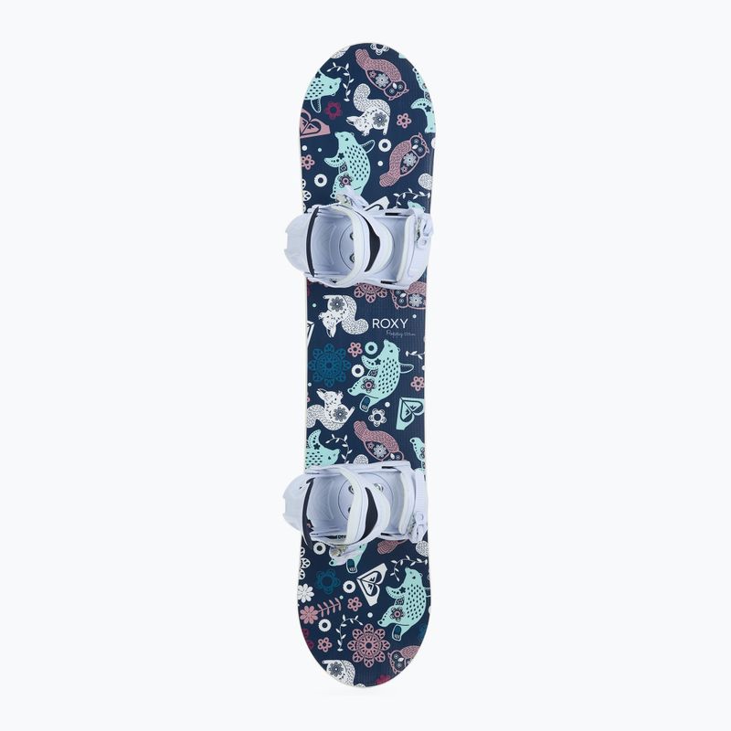 Deska snowboardowa dziecięca ROXY Poppy + wiązania Poppy Traditional S 2