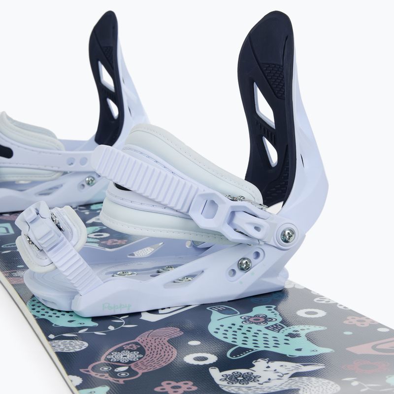 Deska snowboardowa dziecięca ROXY Poppy + wiązania Poppy Traditional S 8