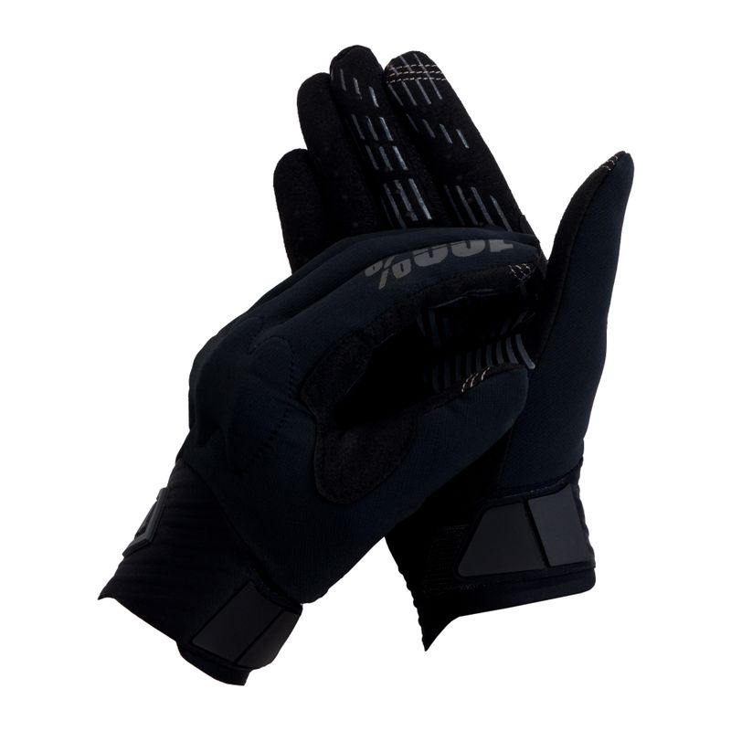 Rękawiczki rowerowe 100% Cognito black charcoal