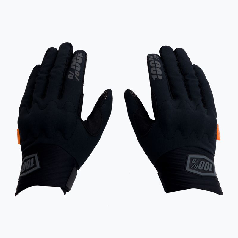Rękawiczki rowerowe 100% Cognito black charcoal 3