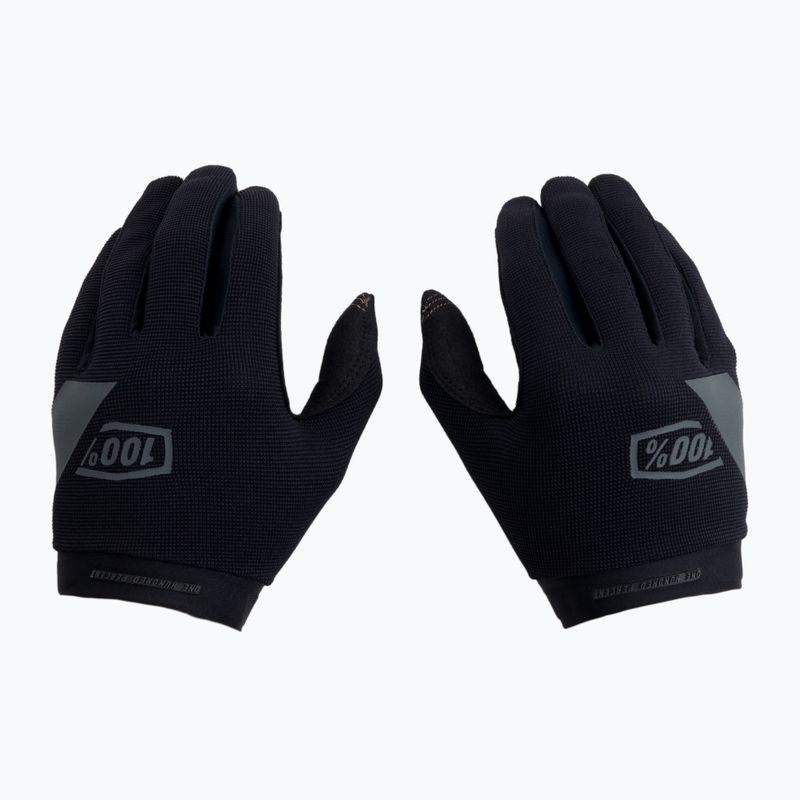 Rękawiczki rowerowe damskie 100% Ridecamp black 3