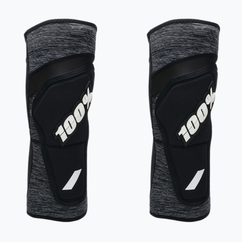 Ochraniacze rowerowe na kolana 100% Ridecamp Knee Guard grey heather/black