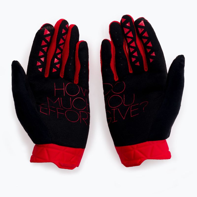 Rękawiczki rowerowe 100% Geomatic red 3