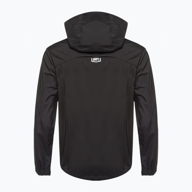 Kurtka rowerowa męska 100% Hydromatic black 2