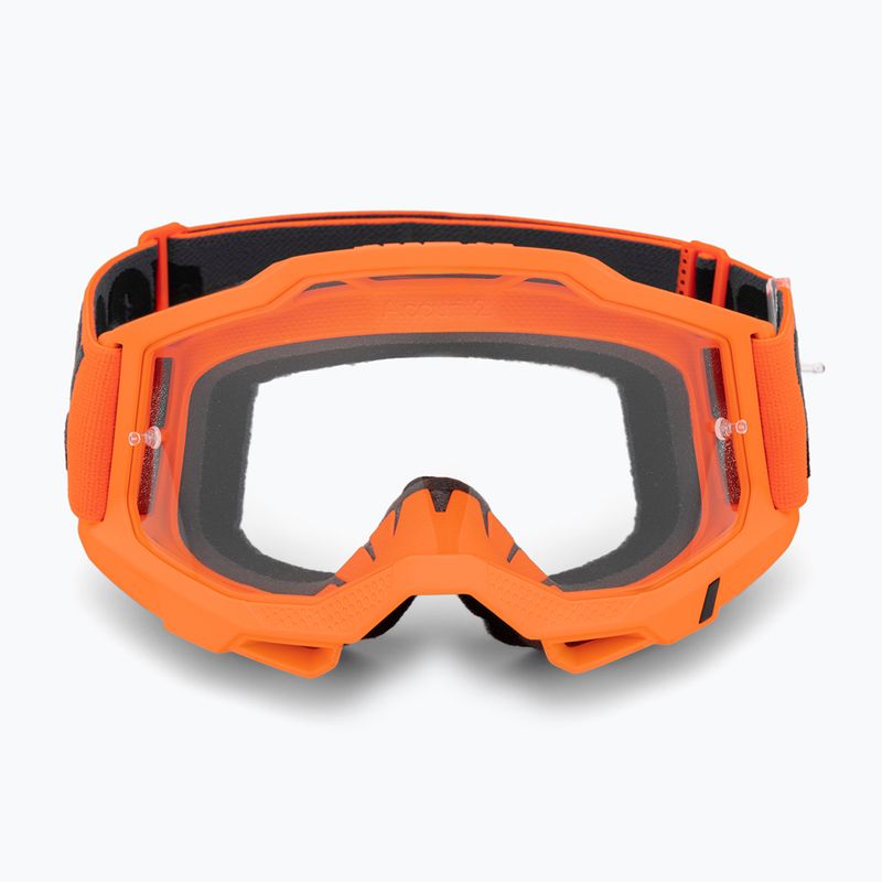 Gogle rowerowe 100% Accuri 2 50221-101-05 orange/clear 2