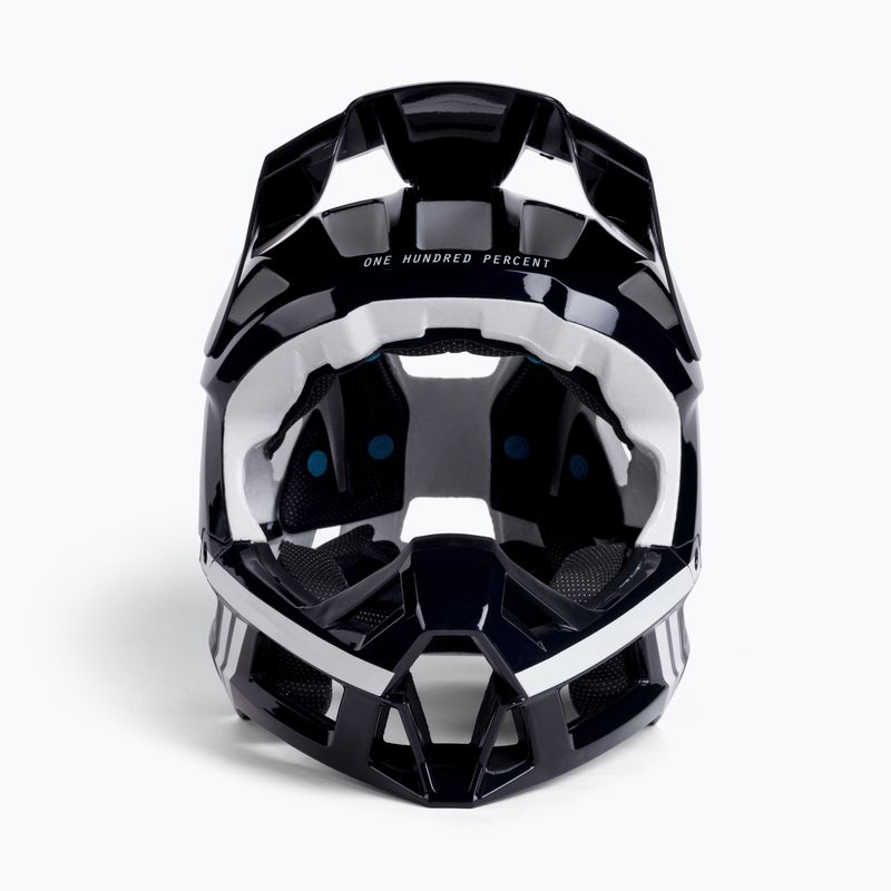 Kask rowerowy 100% Trajecta w/Fidlock black white 2
