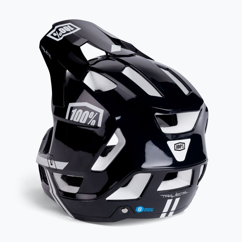 Kask rowerowy 100% Trajecta w/Fidlock black white 3