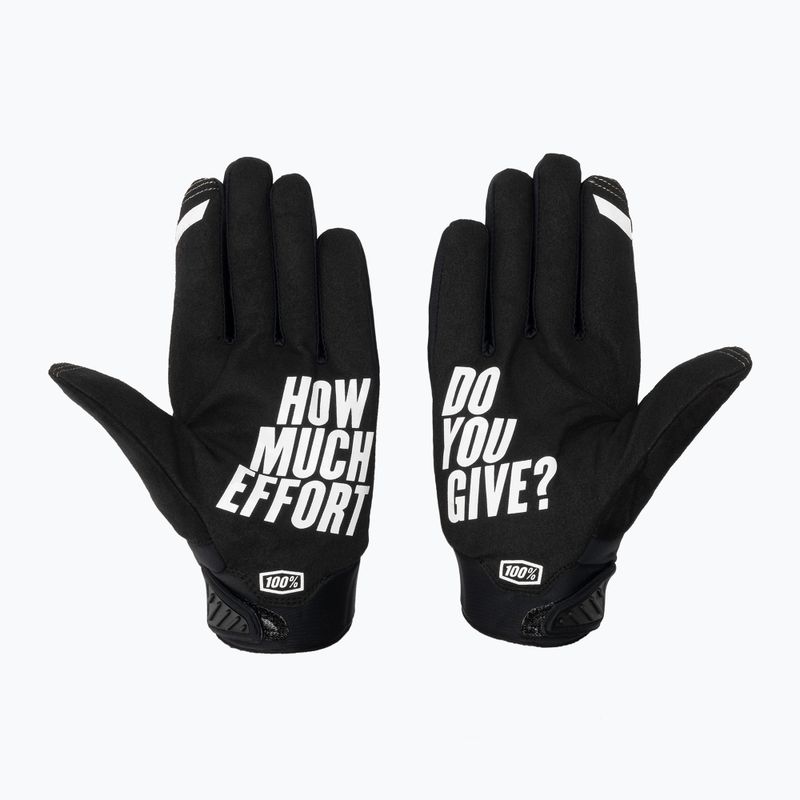 Rękawiczki rowerowe 100% Brisker black 2
