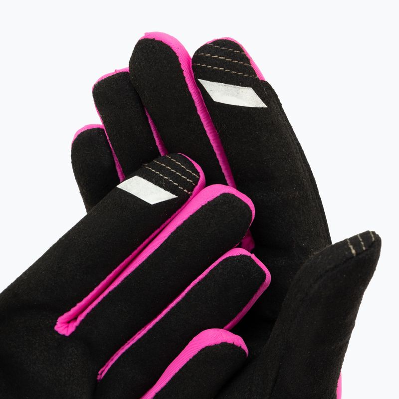 Rękawiczki rowerowe damskie 100% Brisker W neon pink/black 4