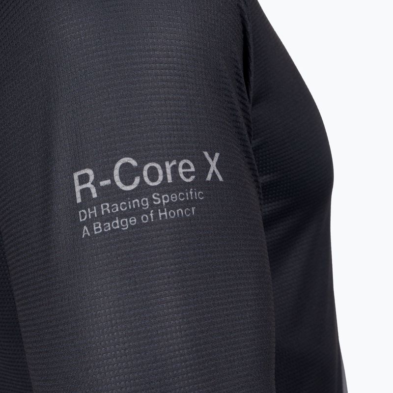 Longsleeve rowerowy męski 100% R-Core X black/grey 3