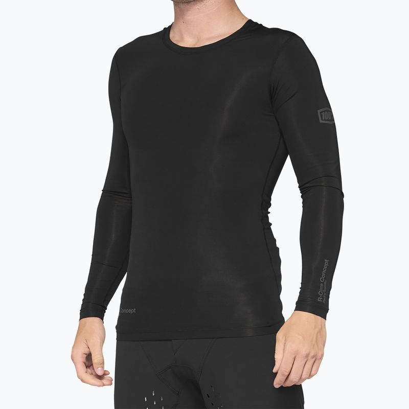 Longsleeve rowerowy męski 100% R-Core Concept black 2