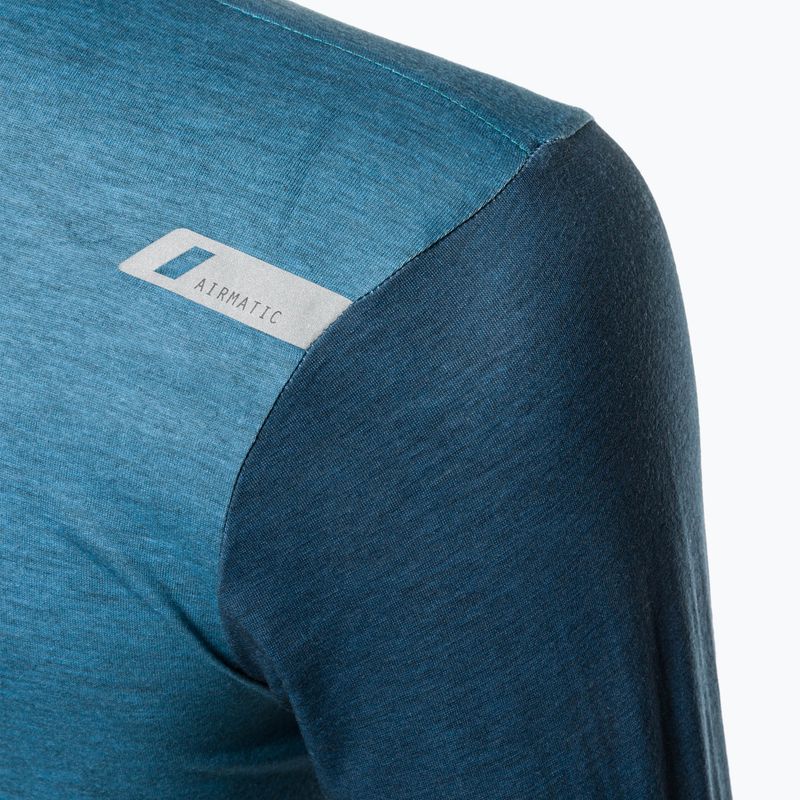 Longsleeve rowerowy męski 100% Airmatic slate blue 7