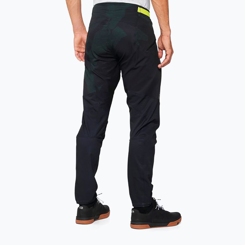 Spodnie rowerowe męskie 100% Airmatic LE black camo 2