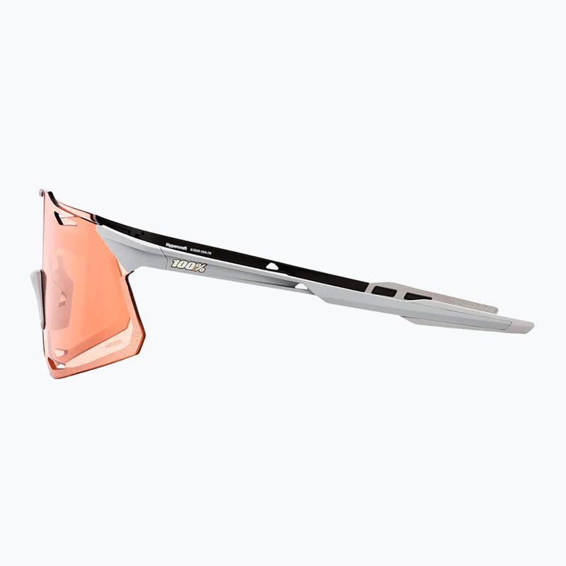 Okulary przeciwsłoneczne 100% Hypercraft matte stone grey/hiper coral 3