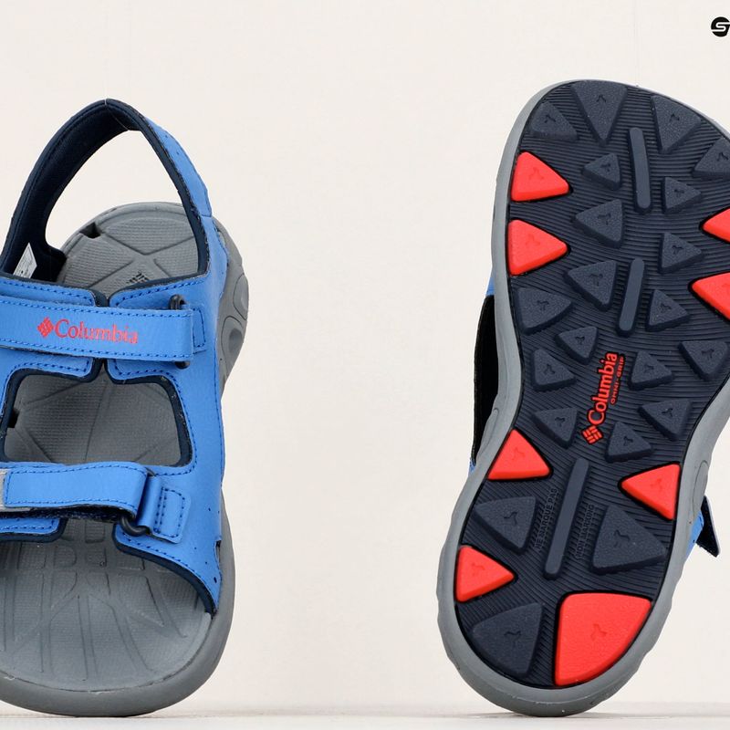 Sandały trekkingowe dziecięce Columbia Techsun Vent X stormy blue/mountain red 9