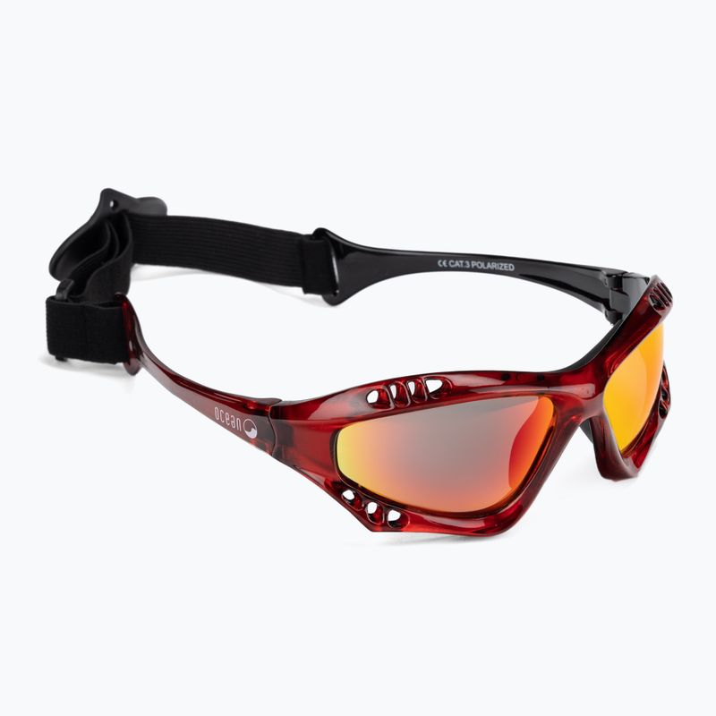 Okulary przeciwsłoneczne Ocean Sunglasses Australia transparent red/revo