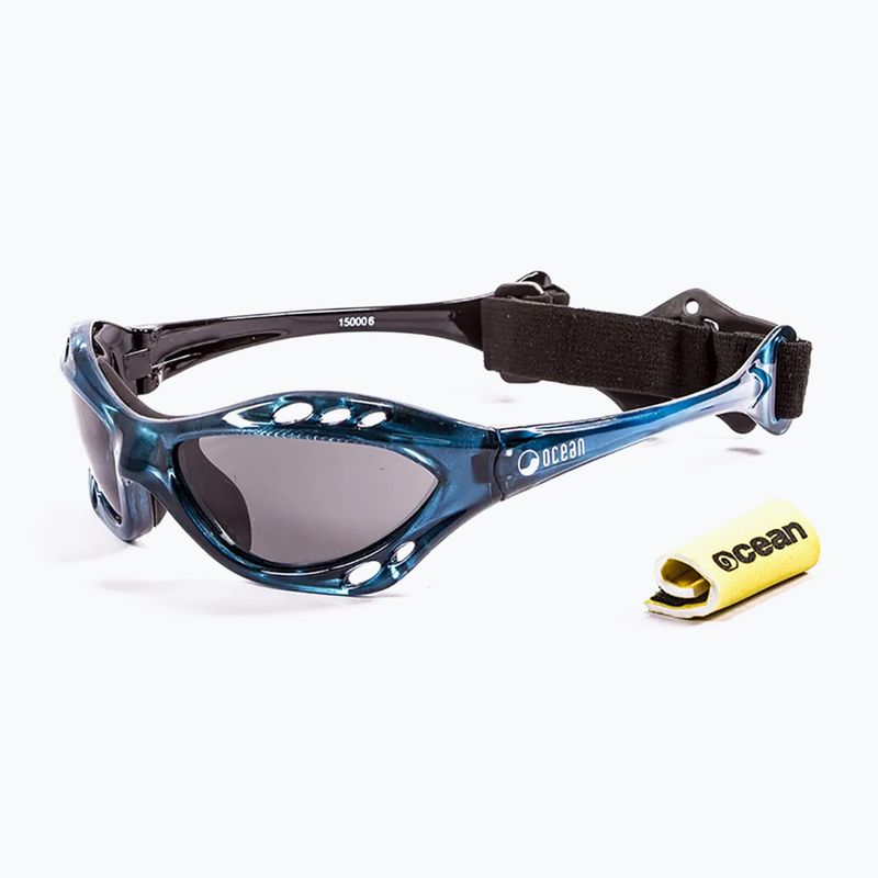 Okulary przeciwsłoneczne Ocean Sunglasses Cumbuco blue transparent/smoke
