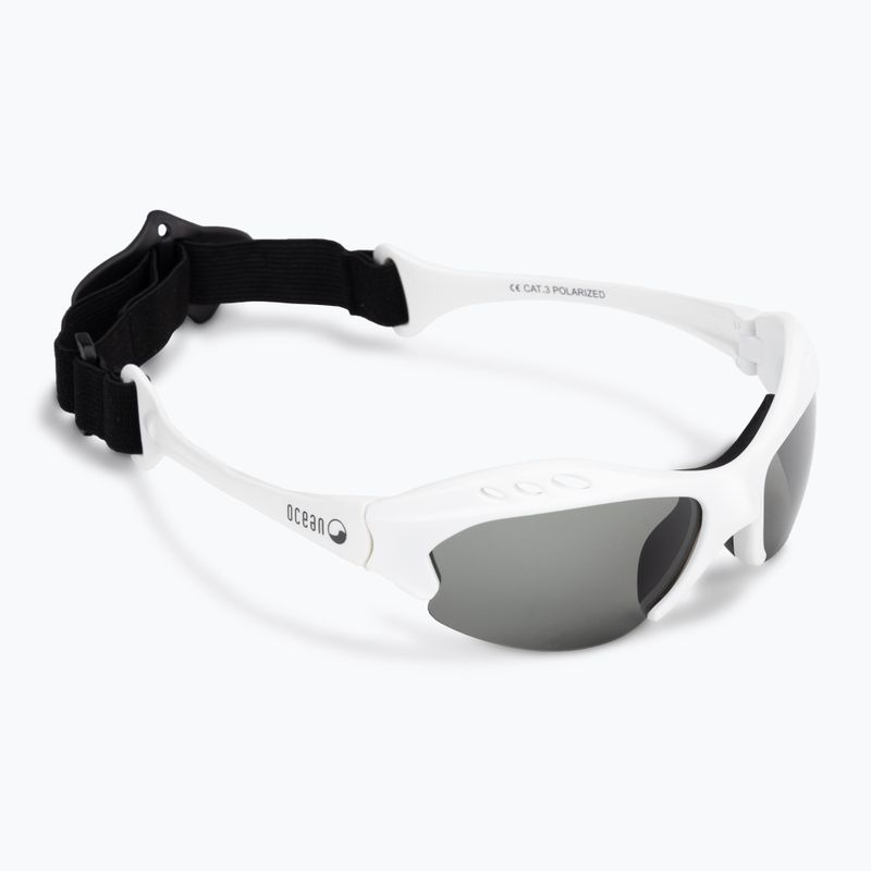 Okulary przeciwsłoneczne Ocean Sunglasses Mauricio shiny white/smoke