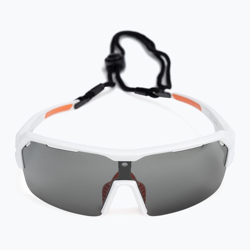 Okulary przeciwsłoneczne Ocean Sunglasses Race matte white/smoked/orange 3