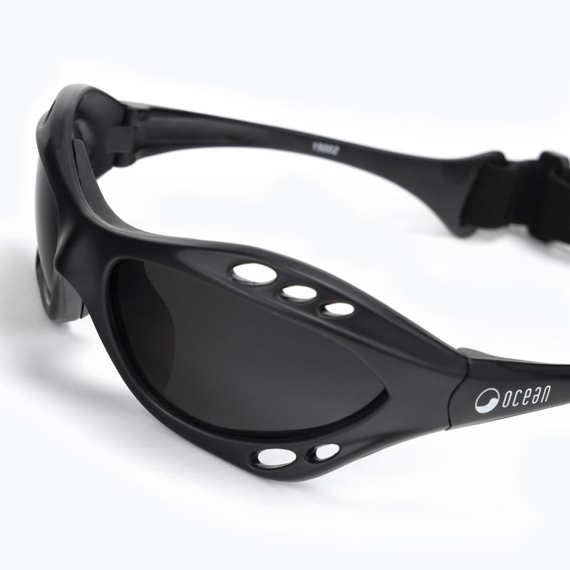 Okulary przeciwsłoneczne Ocean Sunglasses Cumbuco matte black/smoke 5