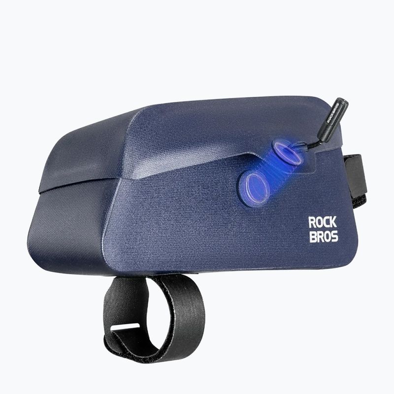 Torba rowerowa na ramę Rockbros 30120122 Bike Tube Bag Magnetic L 0,9 l blue 3