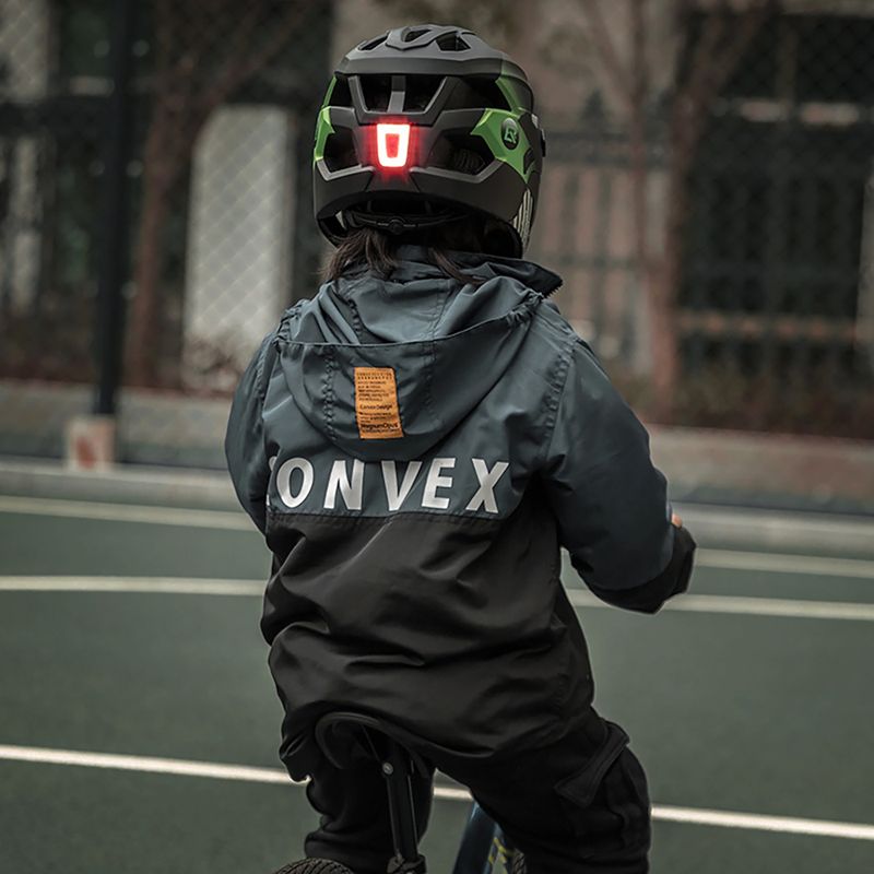 Kask rowerowy dziecięcy Rockbros 10110061003 Kids Helmet black/ti-green 4