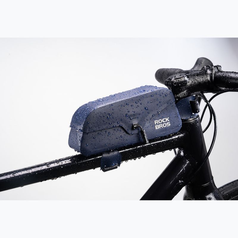 Torba rowerowa na ramę Rockbros 30120122 Bike Tube Bag Magnetic S 0,6 l blue 2