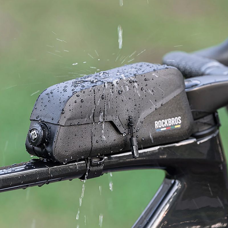 Torba rowerowa na ramę Rockbros 30120123001 Road to Sky Frame Bag Magnetic S black 5