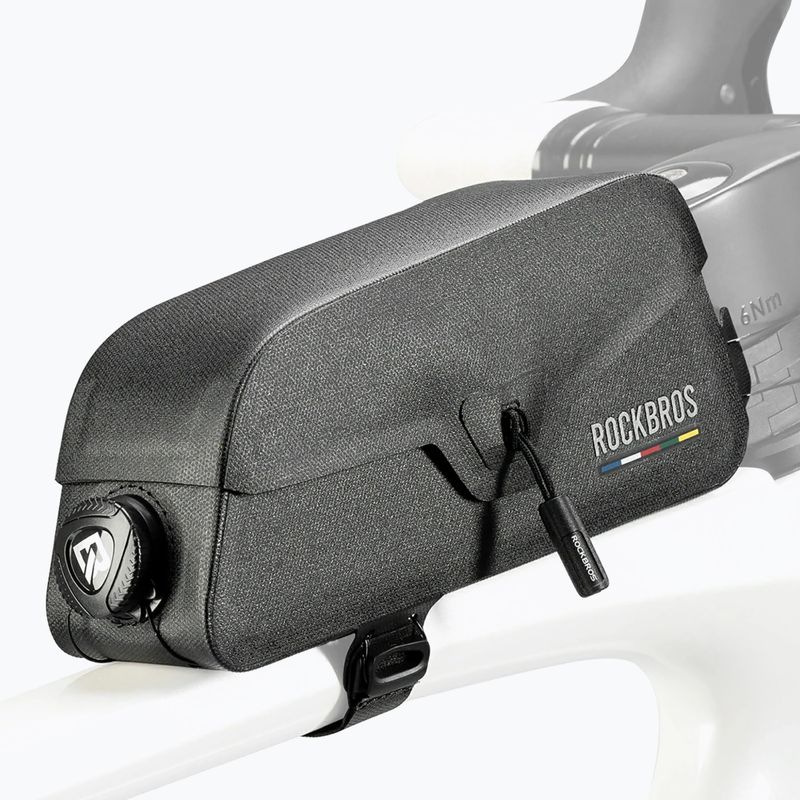 Torba rowerowa na ramę Rockbros 30120123002 Road to Sky Frame Bag Magnetic L 0,9 l black 2