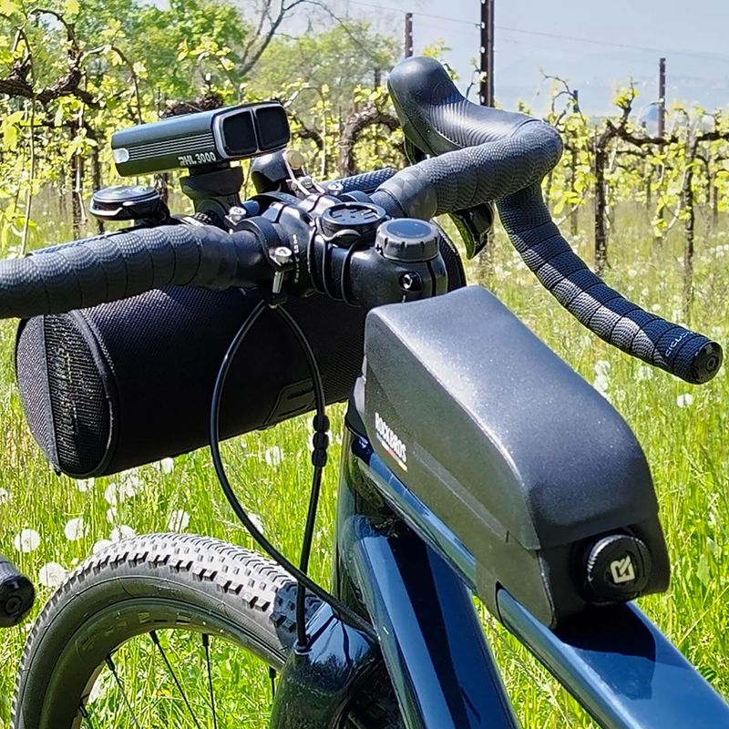 Torba rowerowa na ramę Rockbros 30120123002 Road to Sky Frame Bag Magnetic L 0,9 l black 5