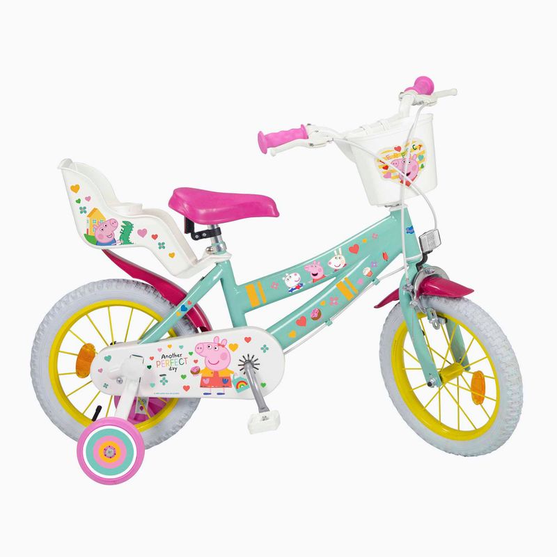 Rower dziecięcy Toimsa 14" Peppa Pig green