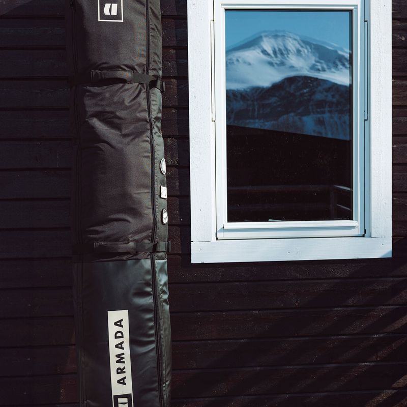 Pokrowiec na narty Armada Stibbs 4 Pair Ski Roller black/afterglow 9